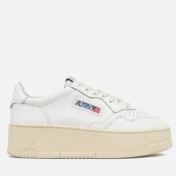 Trainers|Autry Women's Medalist Leather Platform Trainers - UK 8
