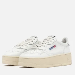 Trainers|Autry Women's Medalist Leather Platform Trainers - UK 8