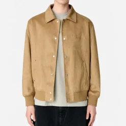 Jackets|Coats|Dr. Martens Axel Arigato Archetype Faux Suede Varsity Jacket - S