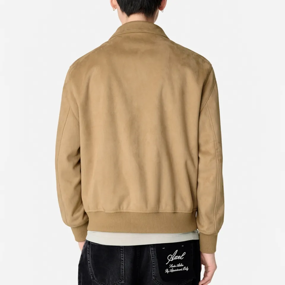 Jackets|Coats|Dr. Martens Axel Arigato Archetype Faux Suede Varsity Jacket - S