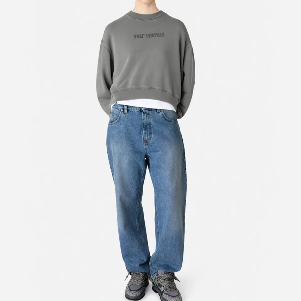 Loungewear|Sweatshirts|Dr. Martens Axel Arigato Distort Washed Cotton-Jersey Sweatshirt - L