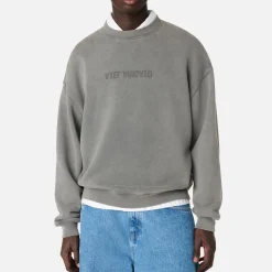 Sweatshirts|Axel Arigato Distort Washed Cotton-Jersey Sweatshirt - S