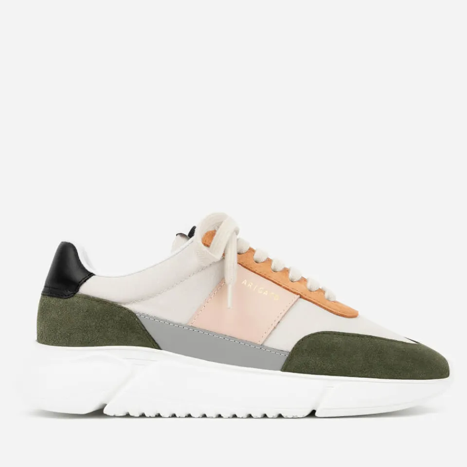 Trainers|Axel Arigato Genesis Leather and Suede Trainers - UK 3.5
