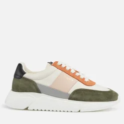 Trainers|Axel Arigato Genesis Leather and Suede Trainers - UK 3.5