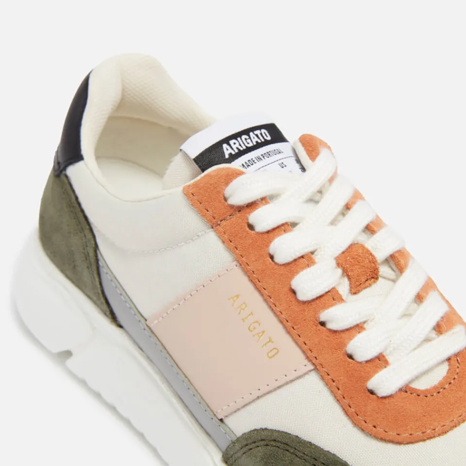 Trainers|Axel Arigato Genesis Leather and Suede Trainers - UK 3.5