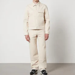 Jackets|Coats|Dr. Martens Axel Arigato Grate Embossed Cotton-Twill Jacket - XL