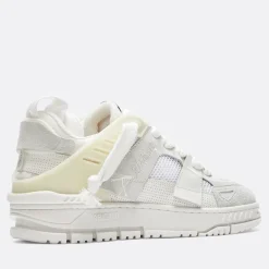 Trainers|REPRESENT x Coggles Axel Arigato Men's Area Patchwork Leather Basket Trainers - UK 7