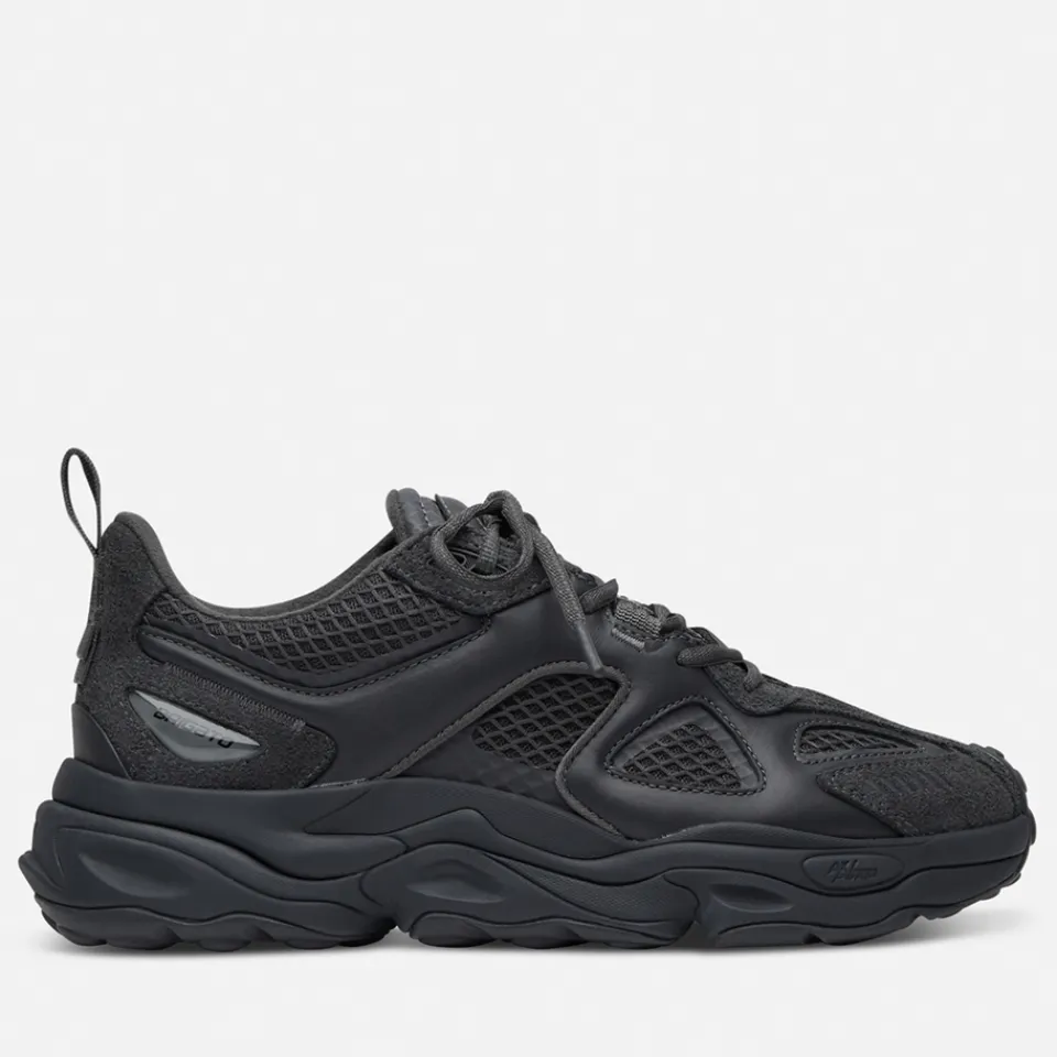 Trainers|Axel Arigato Men's Satellite Leather & Mesh Runner Trainers - UK 7