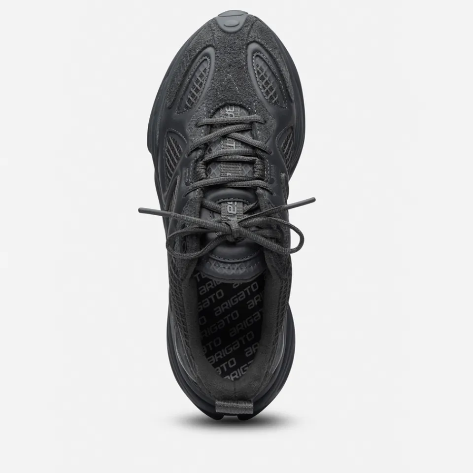 Trainers|Axel Arigato Men's Satellite Leather & Mesh Runner Trainers - UK 7