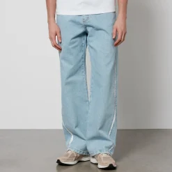 Jeans|Dr. Martens Axel Arigato Studio Stripe Denim Wide-Leg Jeans - 33/L
