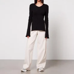 Knitwear|Axel Arigato Tube Ribbed-Knit Cotton-Blend Top - M