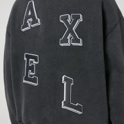 Sweatshirts|Axel Arigato Typo Cotton-Jersey Sweatshirt - M