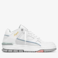 Trainers|Axel Arigato Women's Area Lo Leather Suede Basket Trainers - UK 3.5