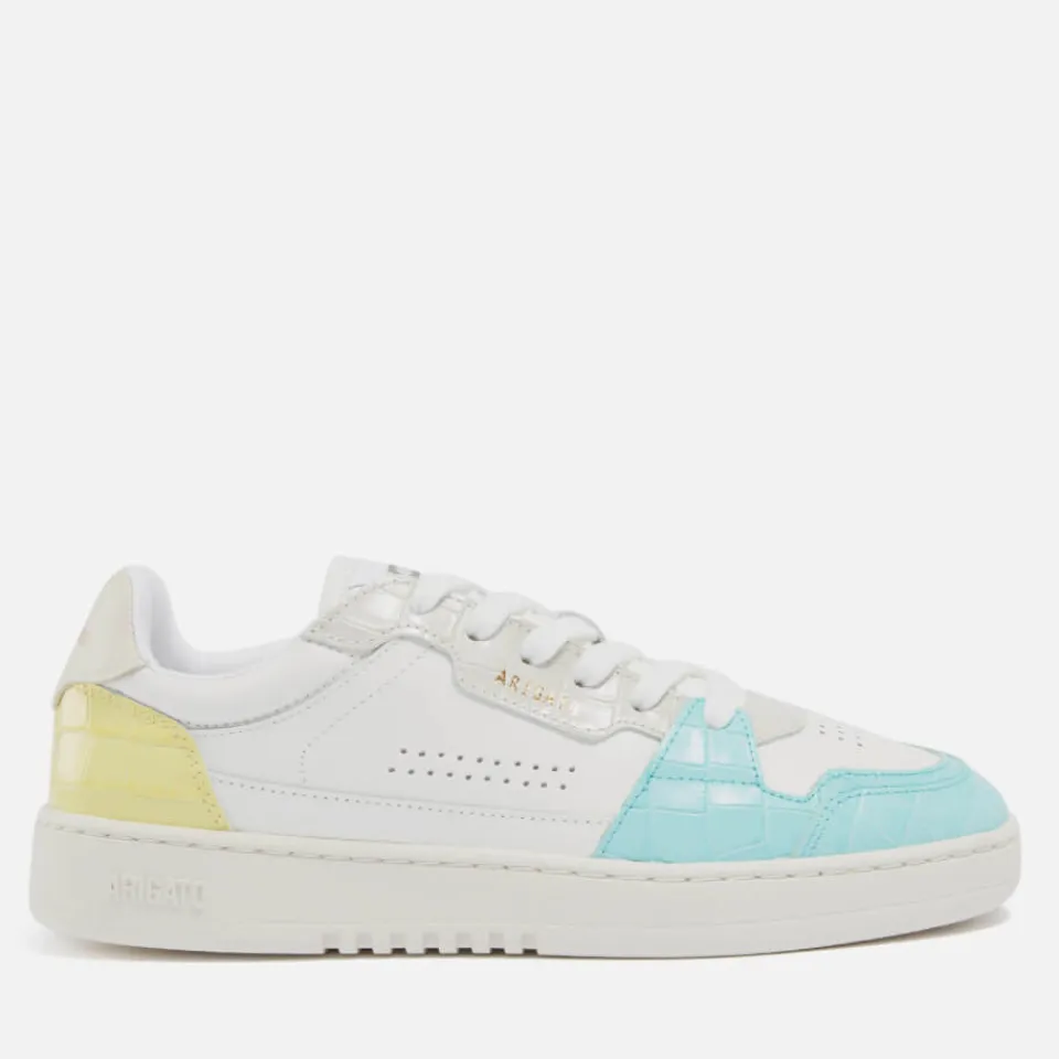 Trainers|Dr. Martens Axel Arigato Women's Dice Lo Croco Leather Trainers - UK 3.5