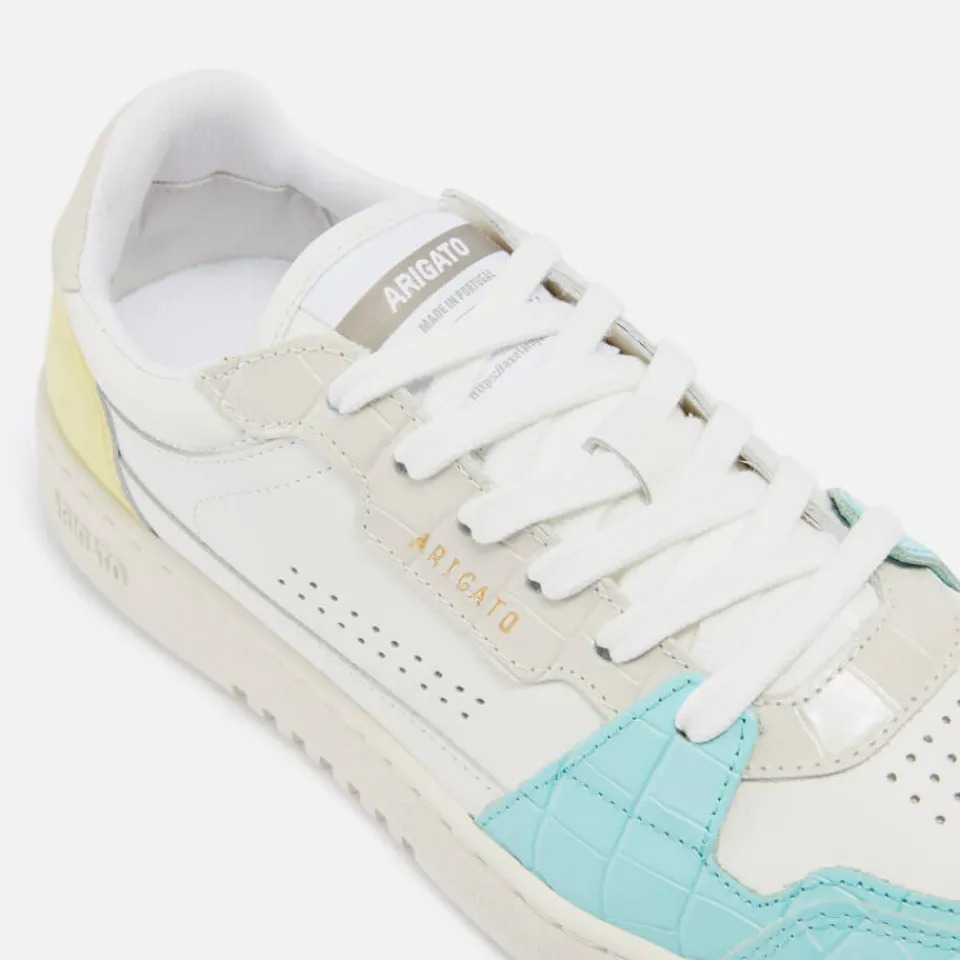 Trainers|Dr. Martens Axel Arigato Women's Dice Lo Croco Leather Trainers - UK 3.5