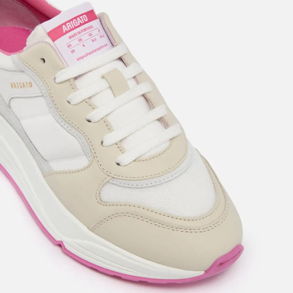 Trainers|Axel Arigato Women's Rush Running Style Leather and Suede Trainers - UK 7