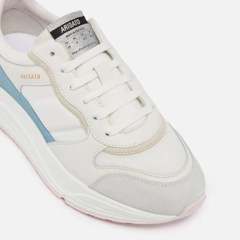 Trainers|Axel Arigato Women's Rush Running Style Leather and Suede Trainers - UK 7