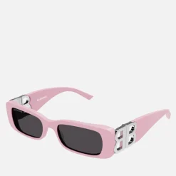 Sunglasses|Sunglasses|Dr. Martens Balenciaga Dynasty Acetate Rectangle-Frame Sunglasses
