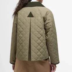 Jackets|Coats|AMI x Coggles Barbour Anise Quilted Shell Jacket - UK 16