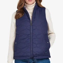 Jackets|Coats|Barbour Apia Printed Reversible Shell Gilet - UK 8