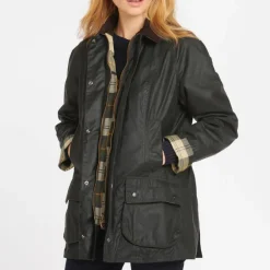 Jackets|Coats|Barbour Beadnell Waxed Cotton Jacket - UK 18