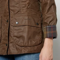 Jackets|Coats|Barbour Beadnell Waxed Cotton Jacket - UK 8