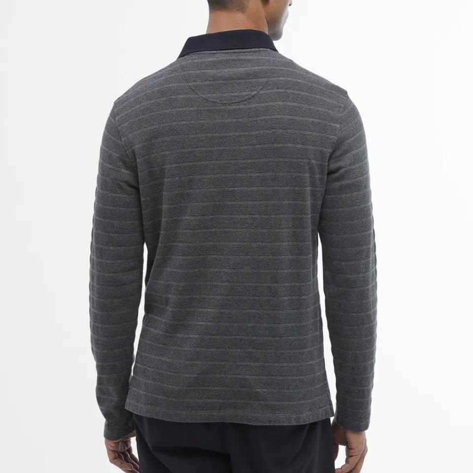 Polo Shirts|Dr. Martens Barbour Cleveland Long-Sleeved Cotton-Piqué Polo Shirt - S