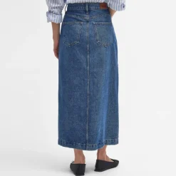 Skirts|Skirts|Ganni Barbour Ella Denim Midi Skirt - UK 12