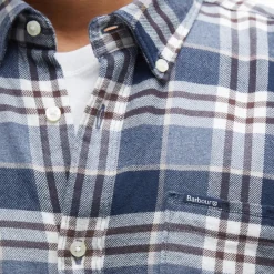 Shirts|Shirts|Polo Ralph Lauren Barbour Fallbay Tailored Fit Checked Brushed Cotton Shirt - L