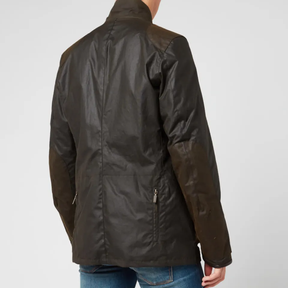 Jackets|Coats|Dr. Martens Barbour Heritage Beacon Waxed Cotton Sports Jacket - S