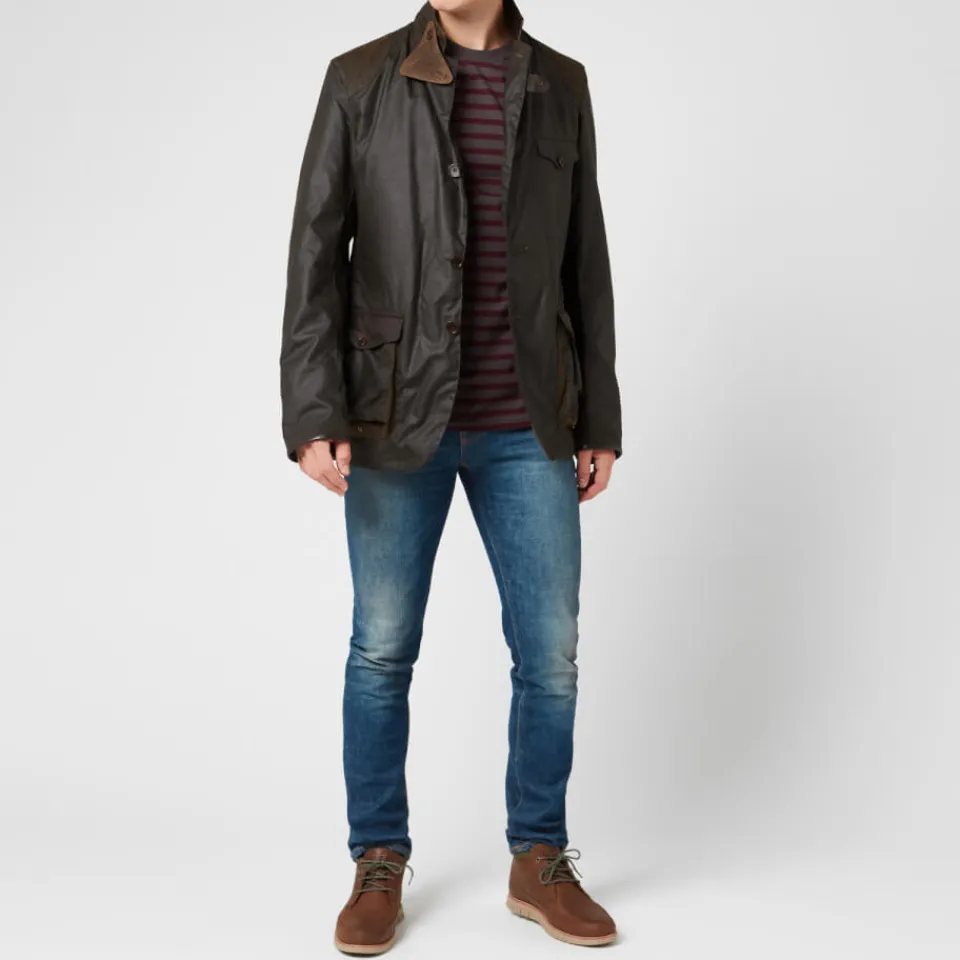 Jackets|Coats|Dr. Martens Barbour Heritage Beacon Waxed Cotton Sports Jacket - S