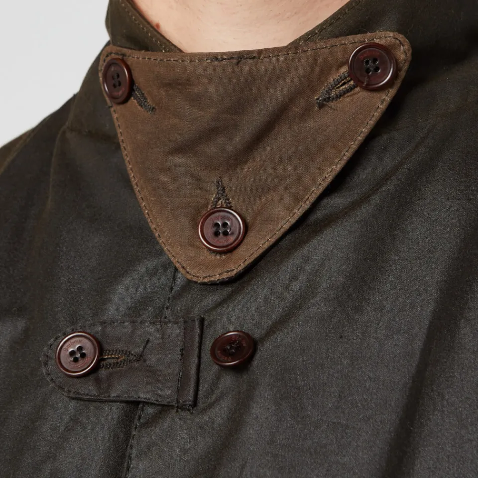 Jackets|Coats|Dr. Martens Barbour Heritage Beacon Waxed Cotton Sports Jacket - S