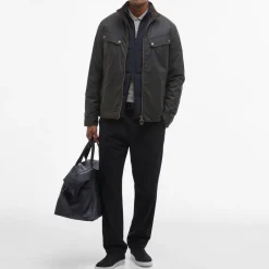 Jackets|Coats|Stine Goya Barbour International Ashbeck Waxed Cotton Jacket - XL