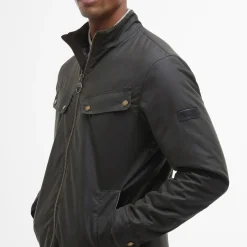 Jackets|Coats|Stine Goya Barbour International Ashbeck Waxed Cotton Jacket - XL