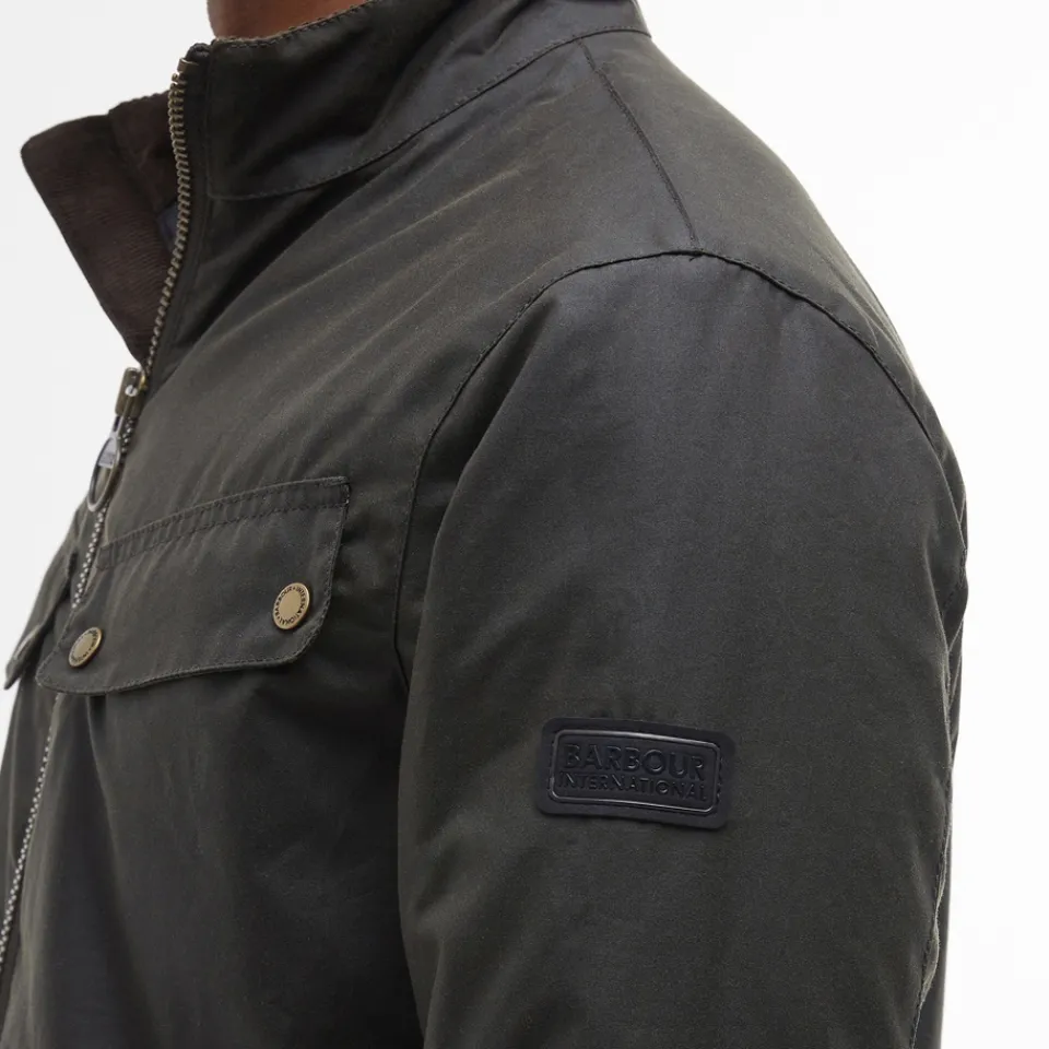 Jackets|Coats|Stine Goya Barbour International Ashbeck Waxed Cotton Jacket - XL