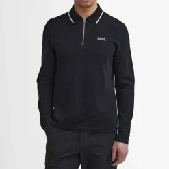 Polo Shirts|Dr. Martens Barbour International Hampstead Cotton Long Sleeved Polo Shirt - M