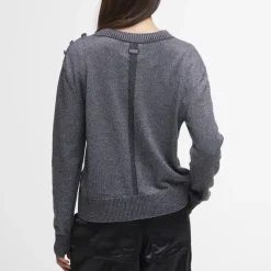 Loungewear|Knitwear|Dr. Martens Barbour International Jade Cotton-Blend Knitted Jumper - UK 8