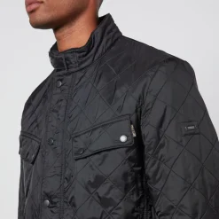 Jackets|Coats|Barbour International Men's Ariel Polarquilt Jacket - Black - S