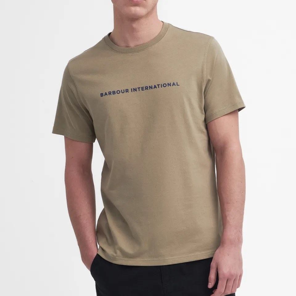 T-Shirts|T-Shirts|Barbour International Motored Logo-Print Cotton-Jersey T-Shirt - S