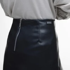 Skirts|Skirts|Cras Barbour International Peyton Faux Leather Mini Skirt - UK 14