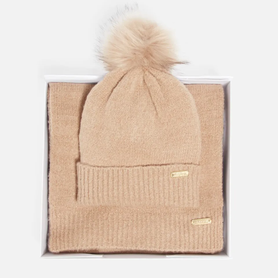 Hats|Dr. Martens Barbour International Sparkle Knit Beanie And Scarf Set