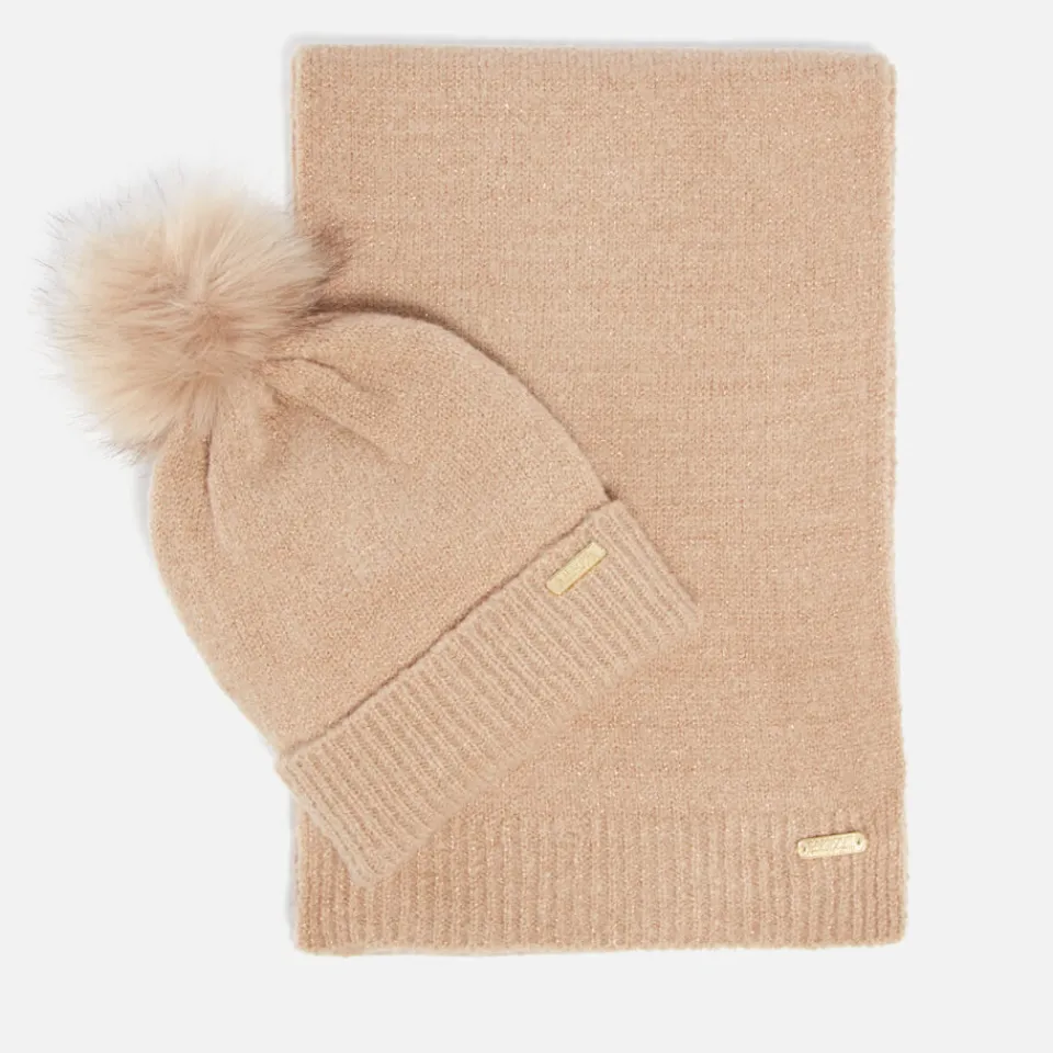 Hats|Dr. Martens Barbour International Sparkle Knit Beanie And Scarf Set
