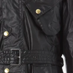 Jackets|Coats|Dr. Martens Barbour International Union Jack Waxed Cotton Jacket - M