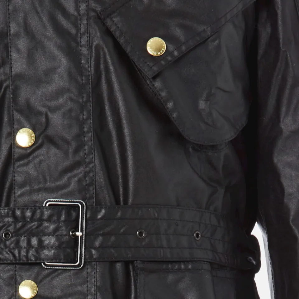 Jackets|Coats|Dr. Martens Barbour International Union Jack Waxed Cotton Jacket - M
