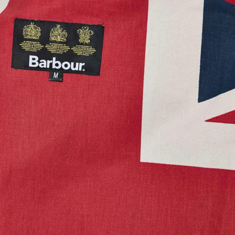 Jackets|Coats|Dr. Martens Barbour International Union Jack Waxed Cotton Jacket - M