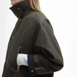 Jackets|Coats|Dr. Martens Barbour Lynne Waxed Cotton Jacket - UK 10