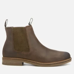 Boots|Dr. Martens Barbour Men's Farsley Leather Chelsea Boots - Choco - UK 7