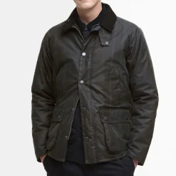 Jackets|Coats|Barbour Modern Check Bedale Waxed Cotton Jacket - XL