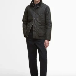 Jackets|Coats|Barbour Modern Check Bedale Waxed Cotton Jacket - XL