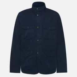 Jackets|Coats|Axel Arigato Barbour Ogston Casual Cotton-Canvas Jacket - S